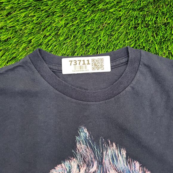 Lion Art Shirt Medium 20x26 Blue - Picture 4 of 11